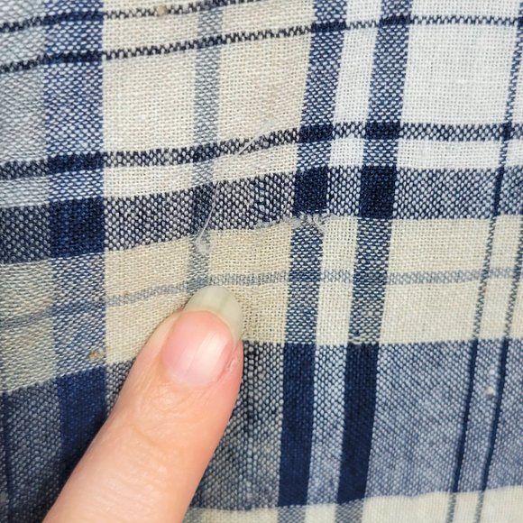 Vintage 90s Plaid Print Overall Style Maxi Dress - Picture 8 of 8